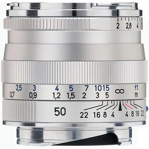 Zeiss 50mm f2 Planar T* ZM - Silver