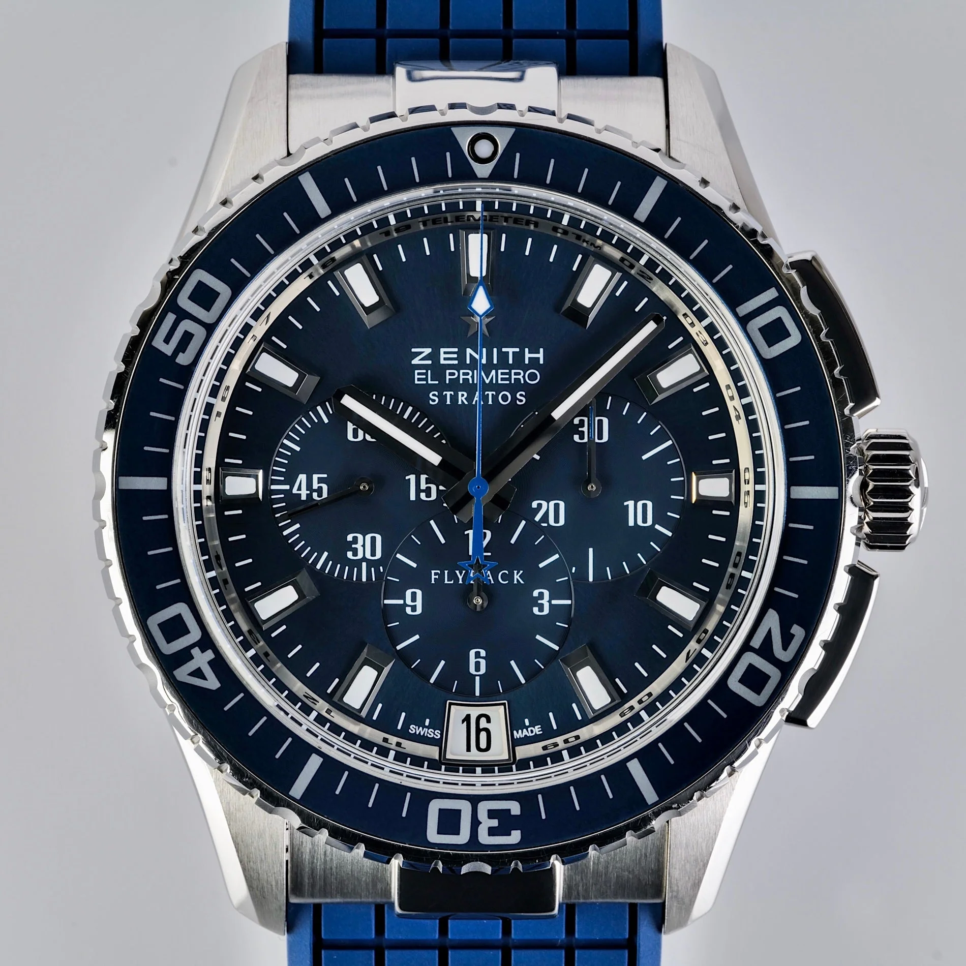 Zenith El Primero Flyback Stratos Ref 032067405, Boxed  293110 - Image 2